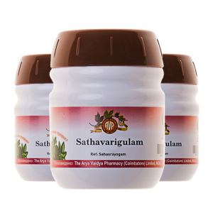 Шатавари Гулам Арья Вадья Фармаси (Sathavari Gulam Arya Vaidya Pharmacy), 3 упаковка по 200 грамм